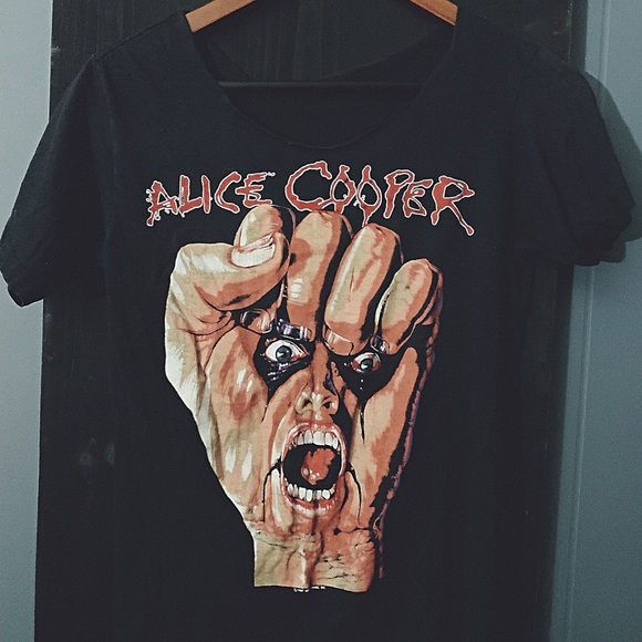 Vintage Tops - Rare Vintage Alice Cooper Tee